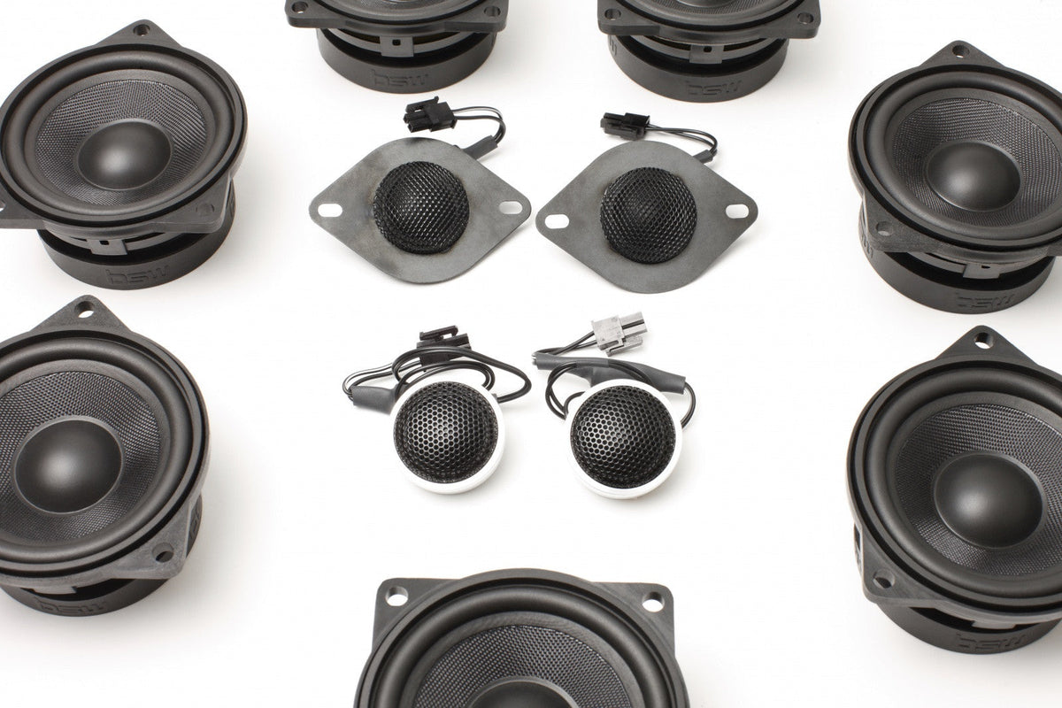 Stage One BMW Speaker Upgrade for E60/E61 Sedan/Wagon with Premium Top Hi-Fi