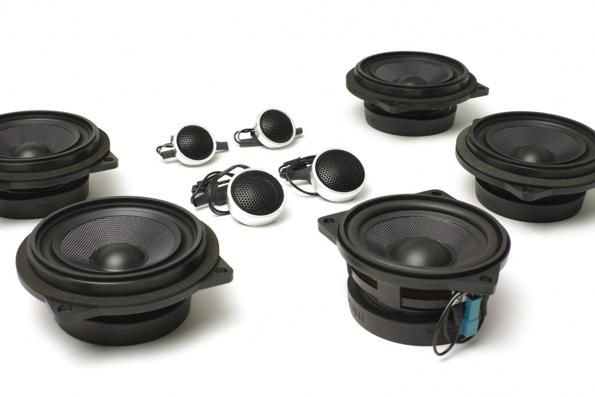 Bavsound Stage One BMW Speaker Upgrade for E64 Convertible with Premium Top Hi-Fi