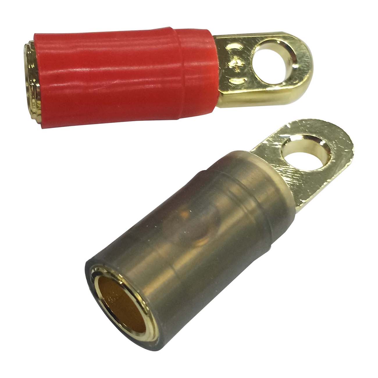 Nippon Audiopipe Heavy Duty Ring Terminals for 4-Gauge Wires - Pair