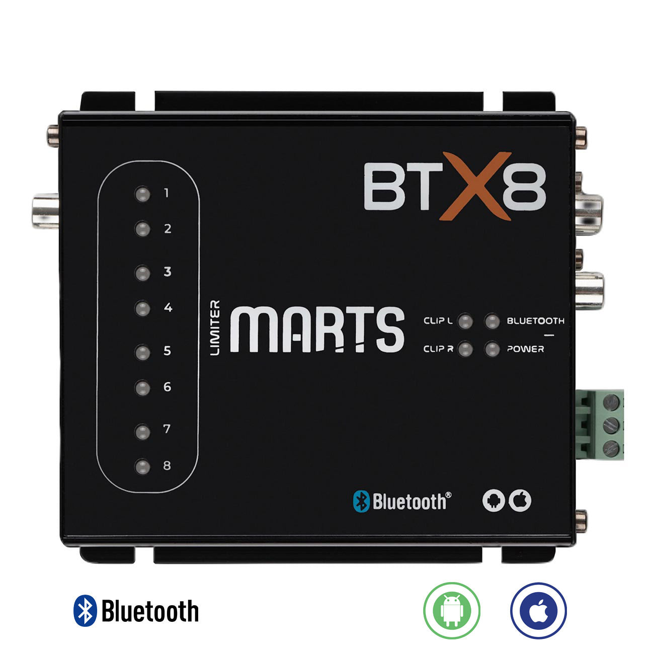 MARTS BTX8 Marts Digital 8-Channel DSP Processor with Bluetooth (App Controlled) - View 1