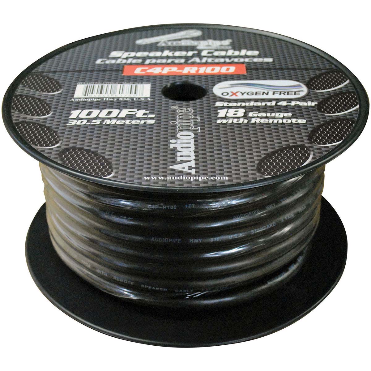Nippon SPEED CABLE AudioPipe 100' 9-Wire Speaker Cable with Remote Control