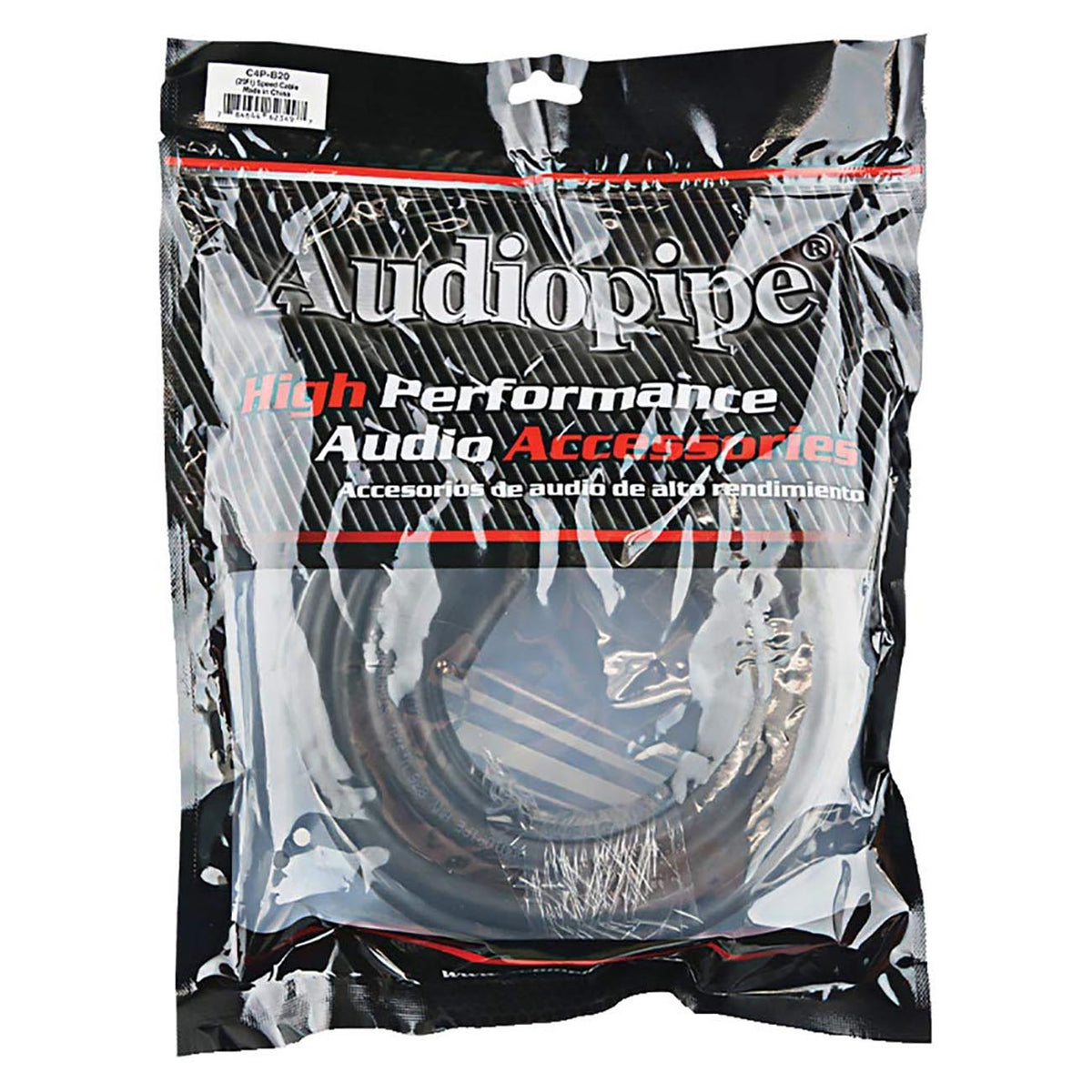 Audiopipe C4PVB20 20-Foot 9-Conductor 18-Gauge Speed Cable Speaker and Remote Wire