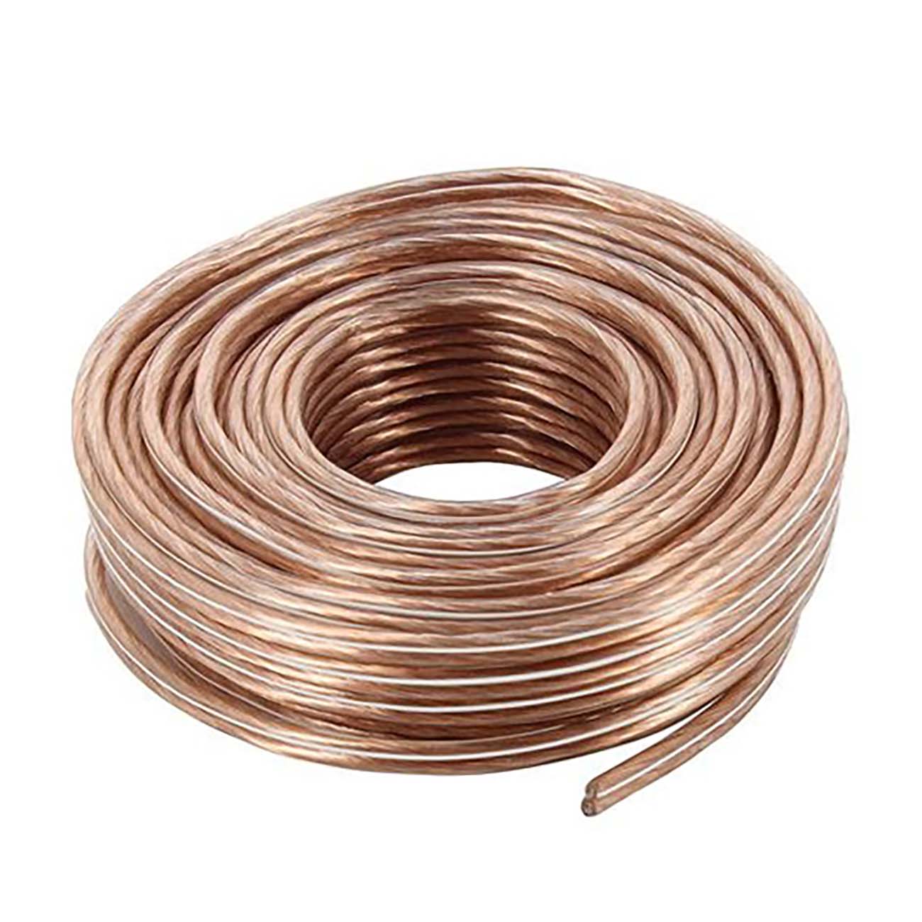 Nippon Audiopipe Speaker Wire 12-Gauge 500 Foot Spool with Clear Insulation