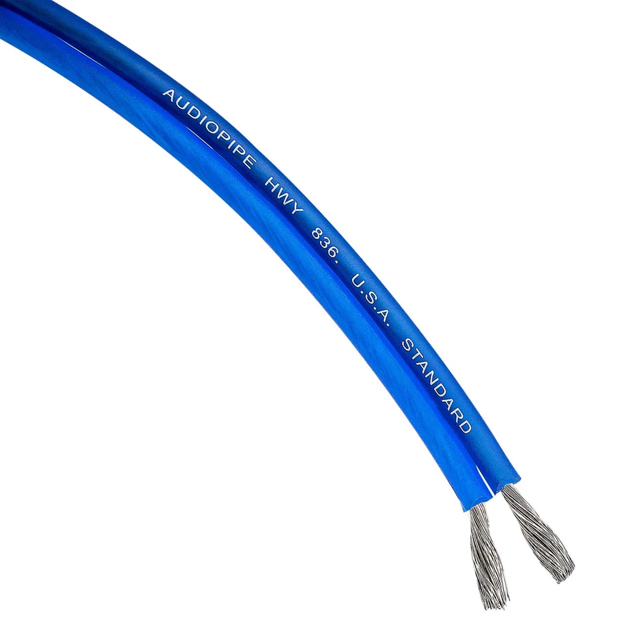 Audiopipe CCA Speaker Wire 12 Gauge 500 Foot Roll – BLUE/SILVER by AUDIOPIPEMAP
