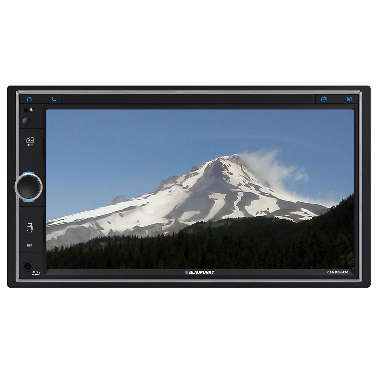 Blaupunkt 6.95-Inch Double DIN Fixed Face Touchscreen Mechless Receiver with Blu - View 2