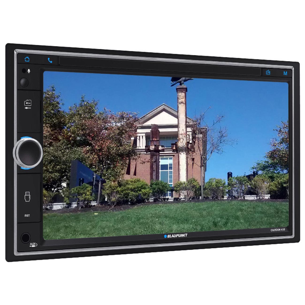 Blaupunkt 6.95-Inch Double DIN Fixed Face Touchscreen Mechless Receiver with Blu - View 3