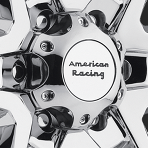 American Racing AR Cap Style B Chrome Center Cap for 6x135 Wheels