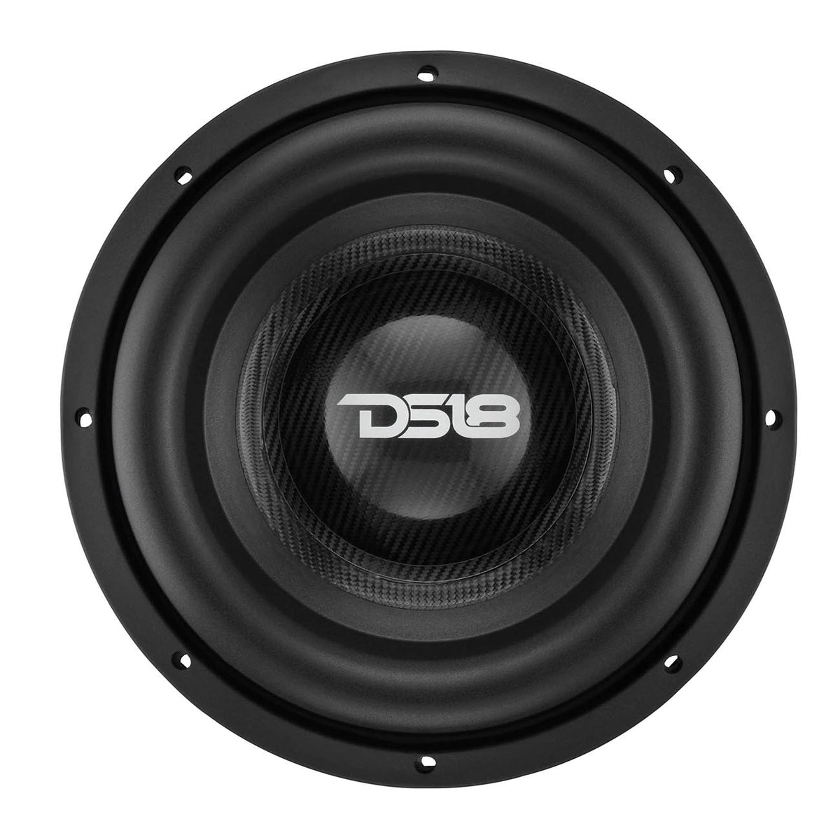 DS18 Carbon Series 12-Inch High-Excursion Subwoofer, 3500W RMS, 7000W Max, Dual 1-Ohm Voice Coil