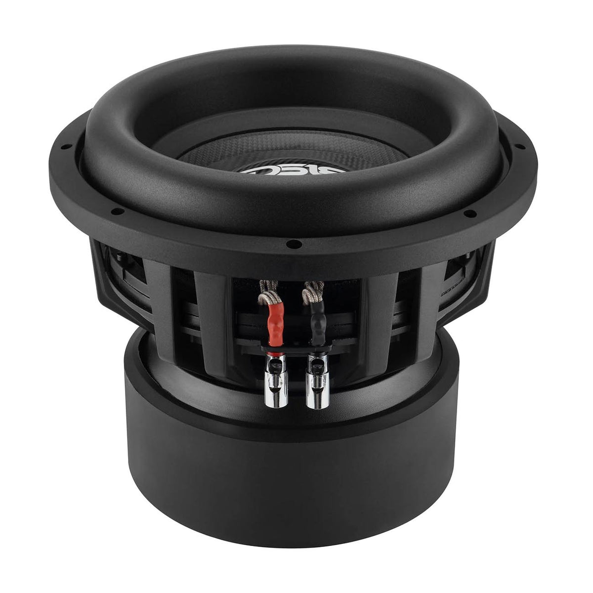 DS18 Carbon Series 12-Inch High-Excursion Subwoofer, 3500W RMS, 7000W Max, Dual 1-Ohm Voice Coil