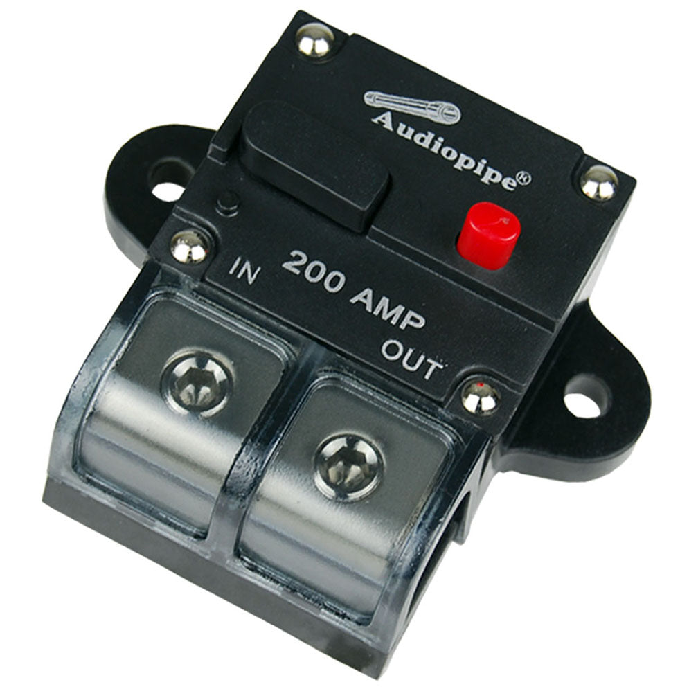 Nippon Audiopipe CB200AP 200 Amp Circuit Breaker for Car Audio Systems