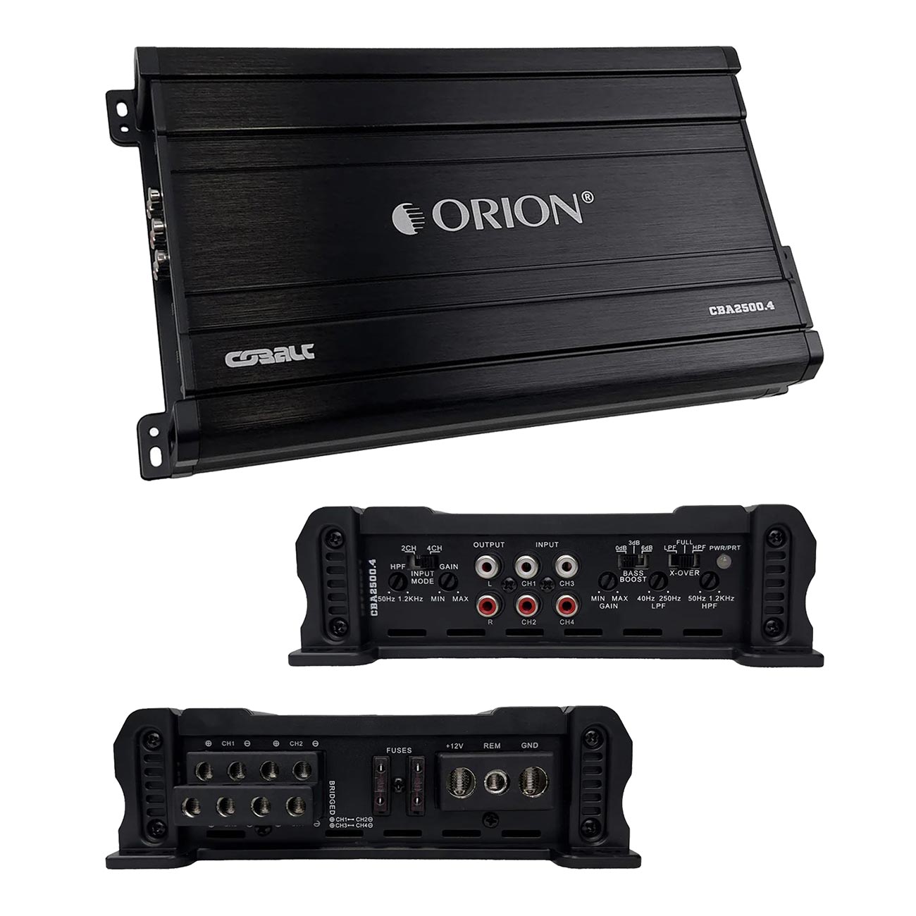 Orion Cobalt Series 4-Channel Amplifier - 2500W Max Power Car Audio Amplifier - View 1