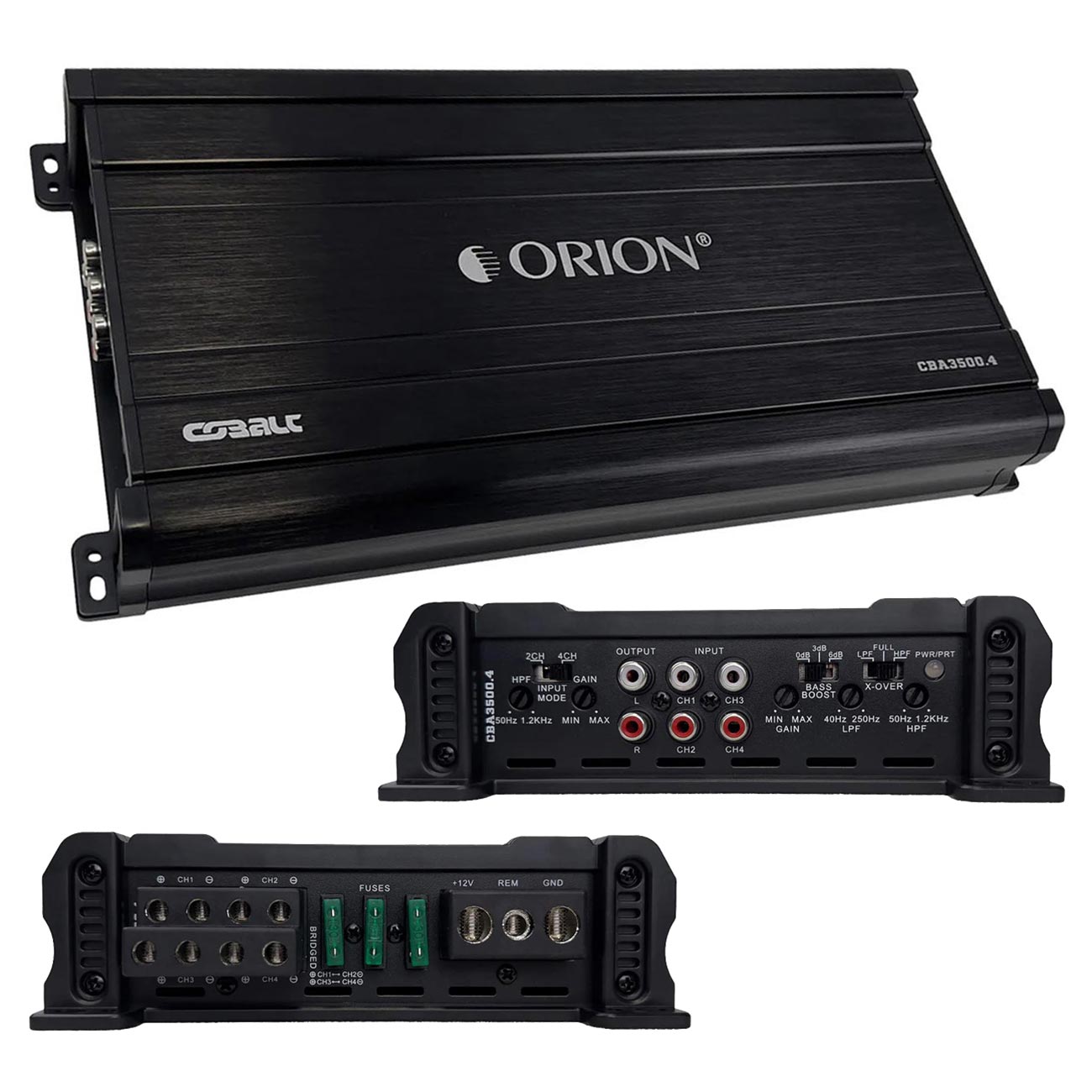 Orion Cobalt Series 4-Channel Amplifier 3500W Max - CBA35004 Car Audio Amplifier - View 1