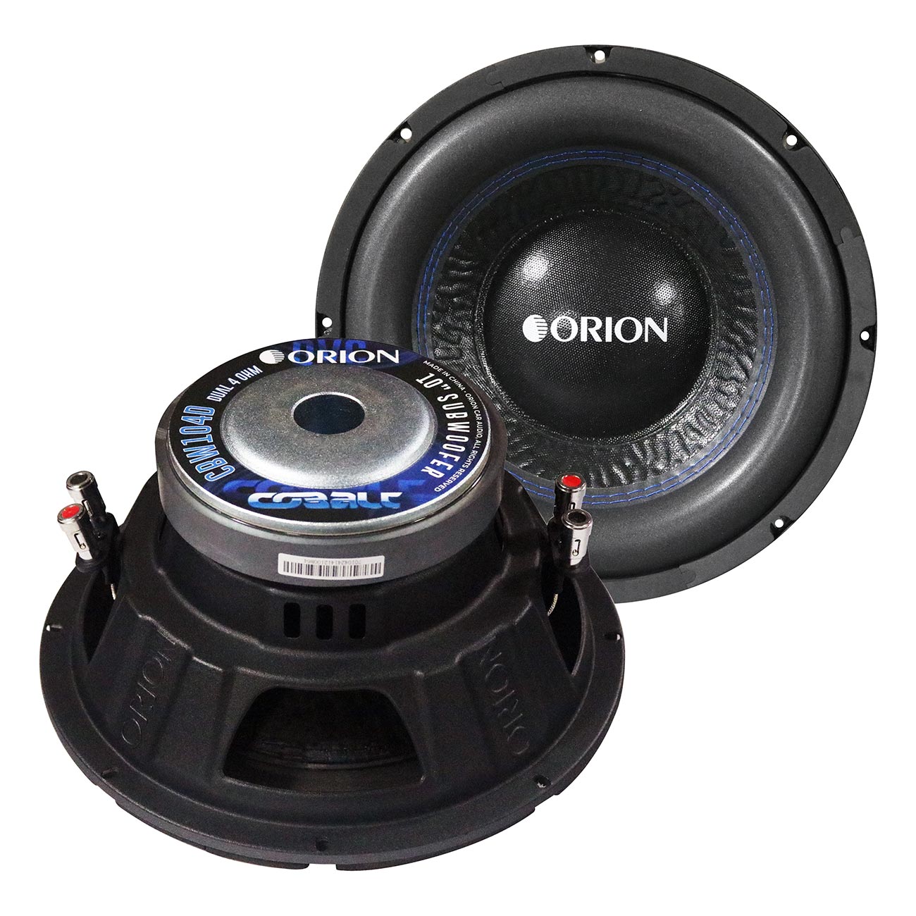 Orion Cobalt 10-Inch Woofer - Dual 4 Ohm Voice Coil, 300W RMS / 1200W Max - View 2