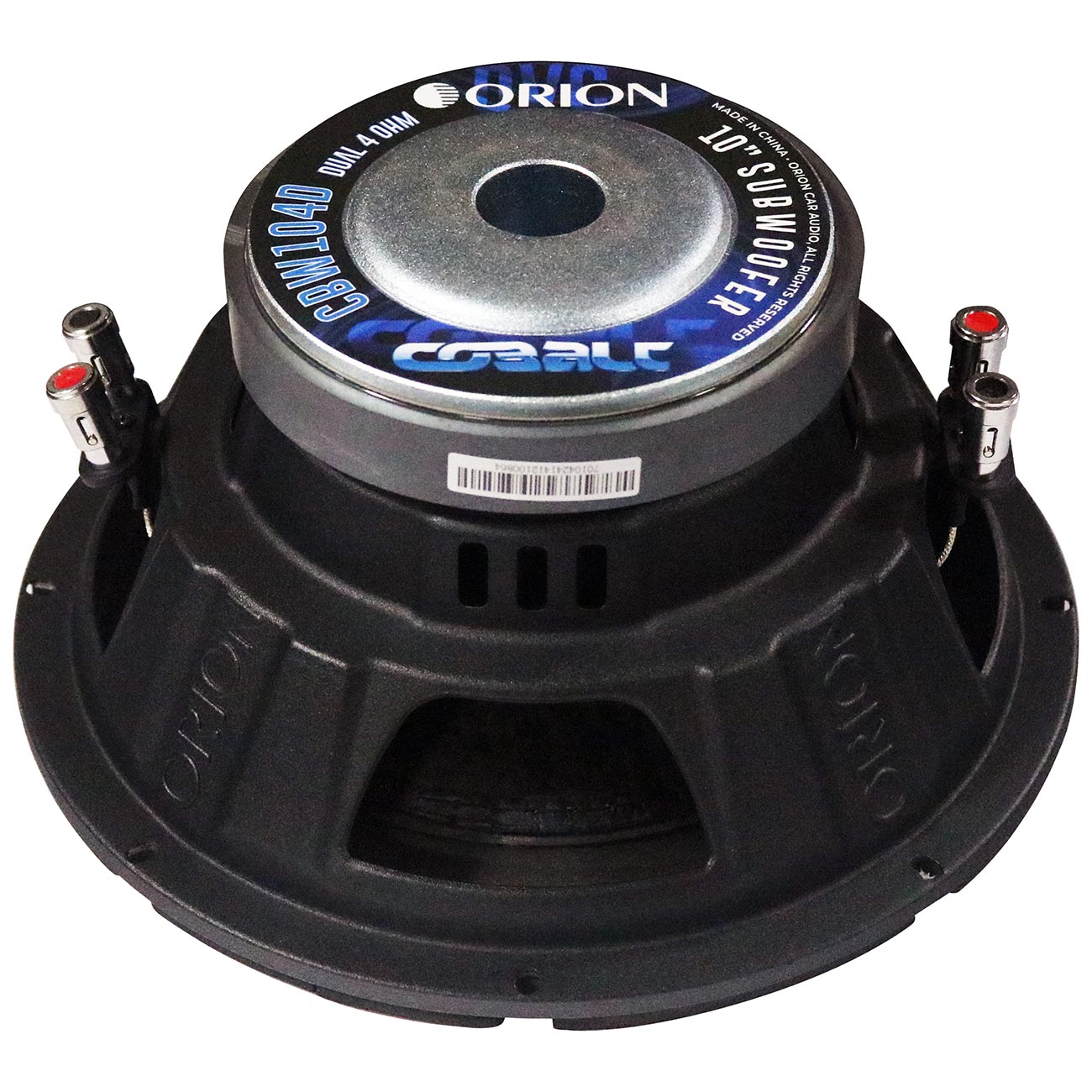 Orion Cobalt 10-Inch Woofer - Dual 4 Ohm Voice Coil, 300W RMS / 1200W Max - View 3
