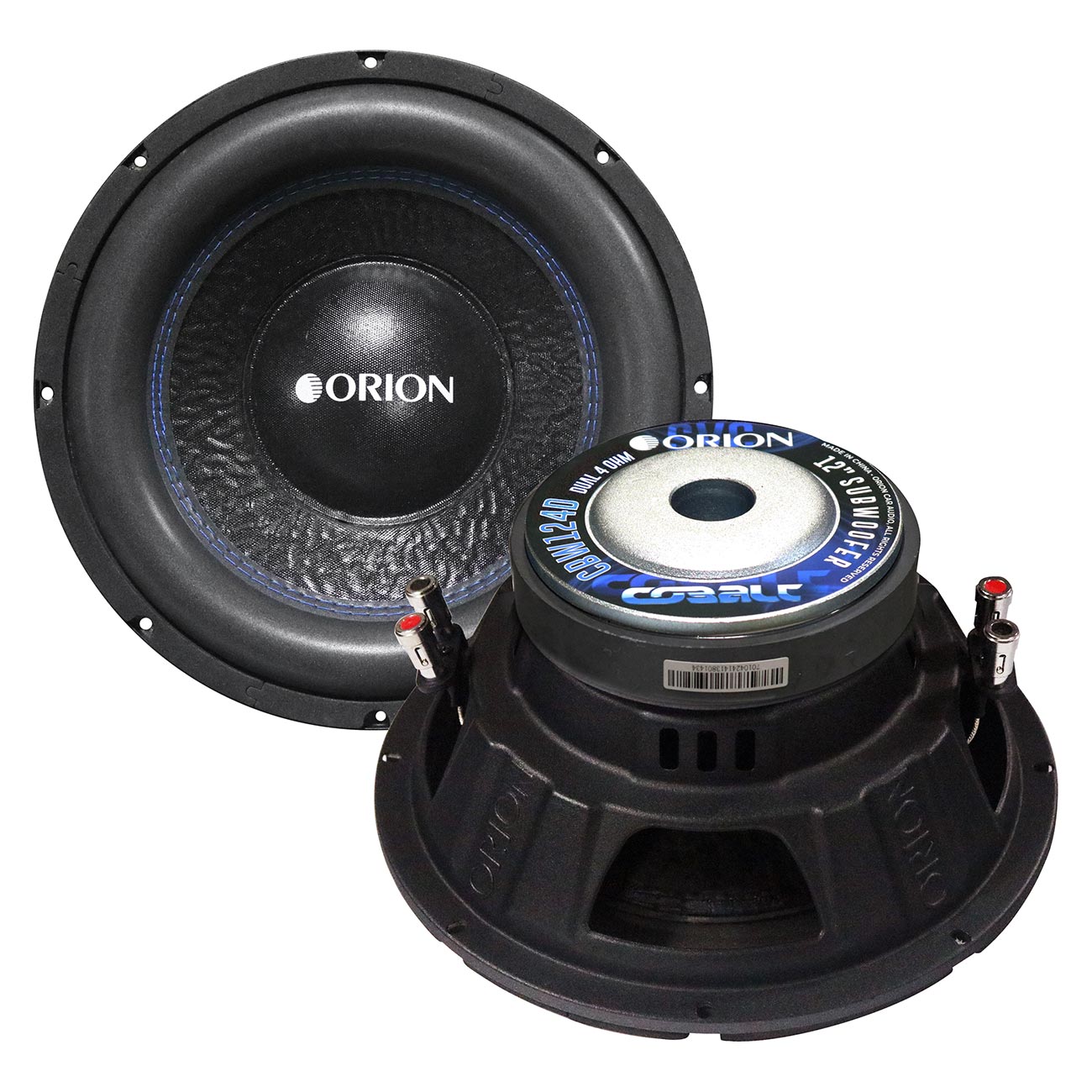 Orion Cobalt 12-Inch Woofer - 400W RMS / 1600W Max Dual 4 Ohm Voice Coil - View 2
