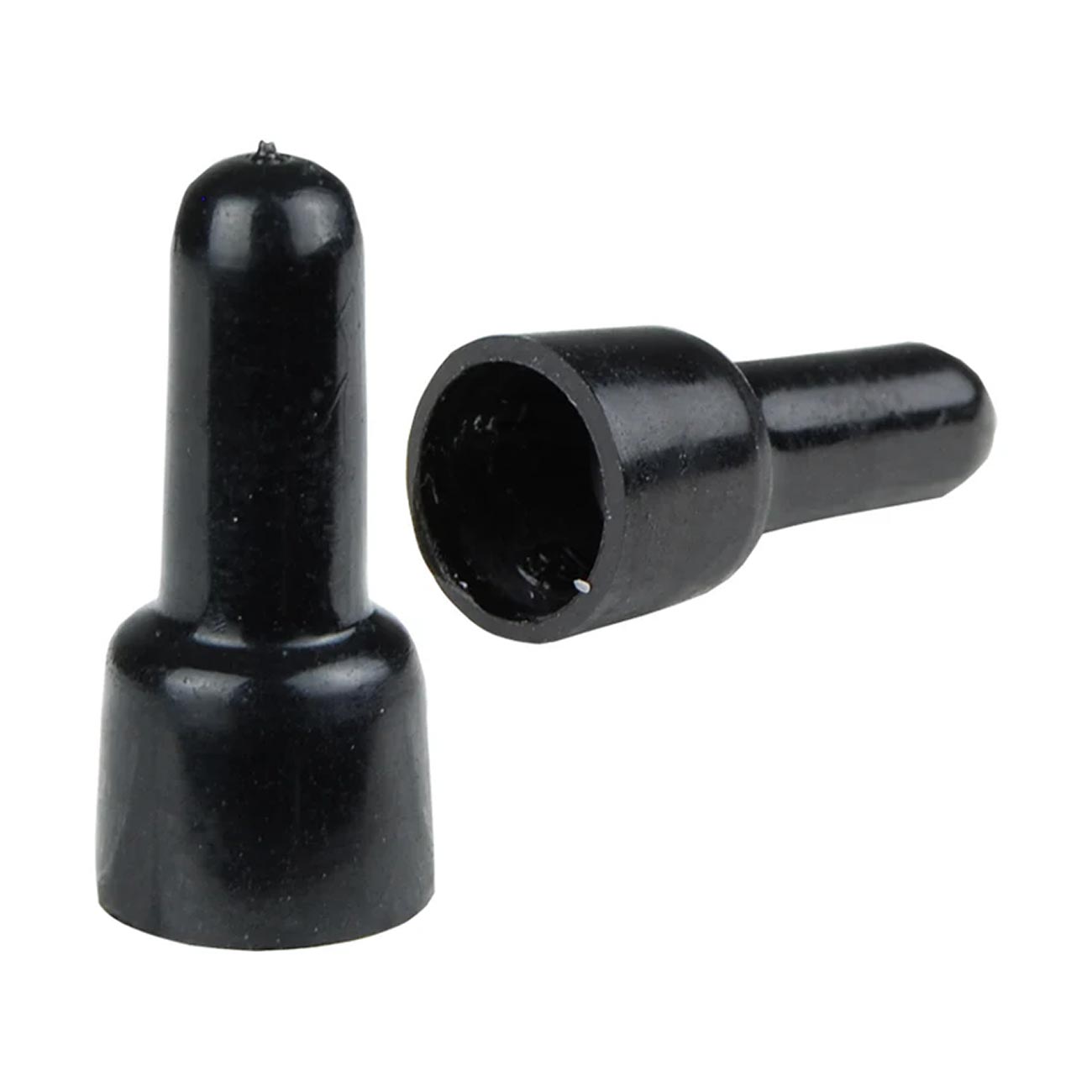 Nippon CC2214B Long Barrel Nylon Crimp Caps, 14-22 Gauge, Black, 100 Pack