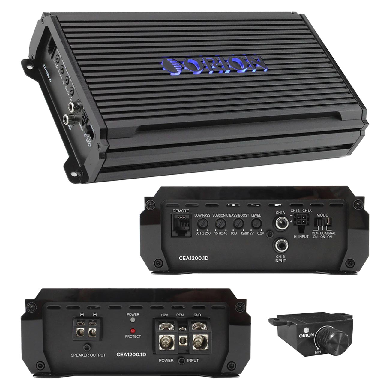Orion Cobalt Elite CEA12001D Compact Class-D Monoblock Amplifier – 1200 Watt RMS - View 2
