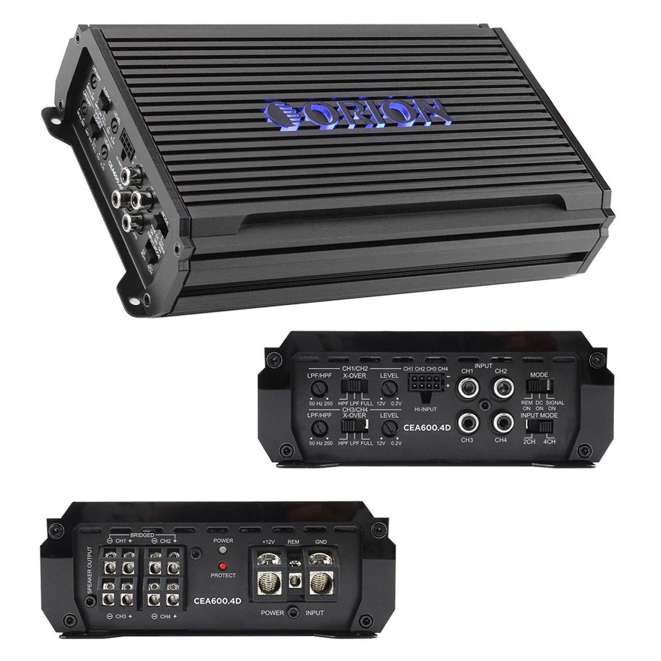 Orion Cobalt Elite CEA6004D Compact Class-D 4-Channel Amplifier - 600W RMS - View 2