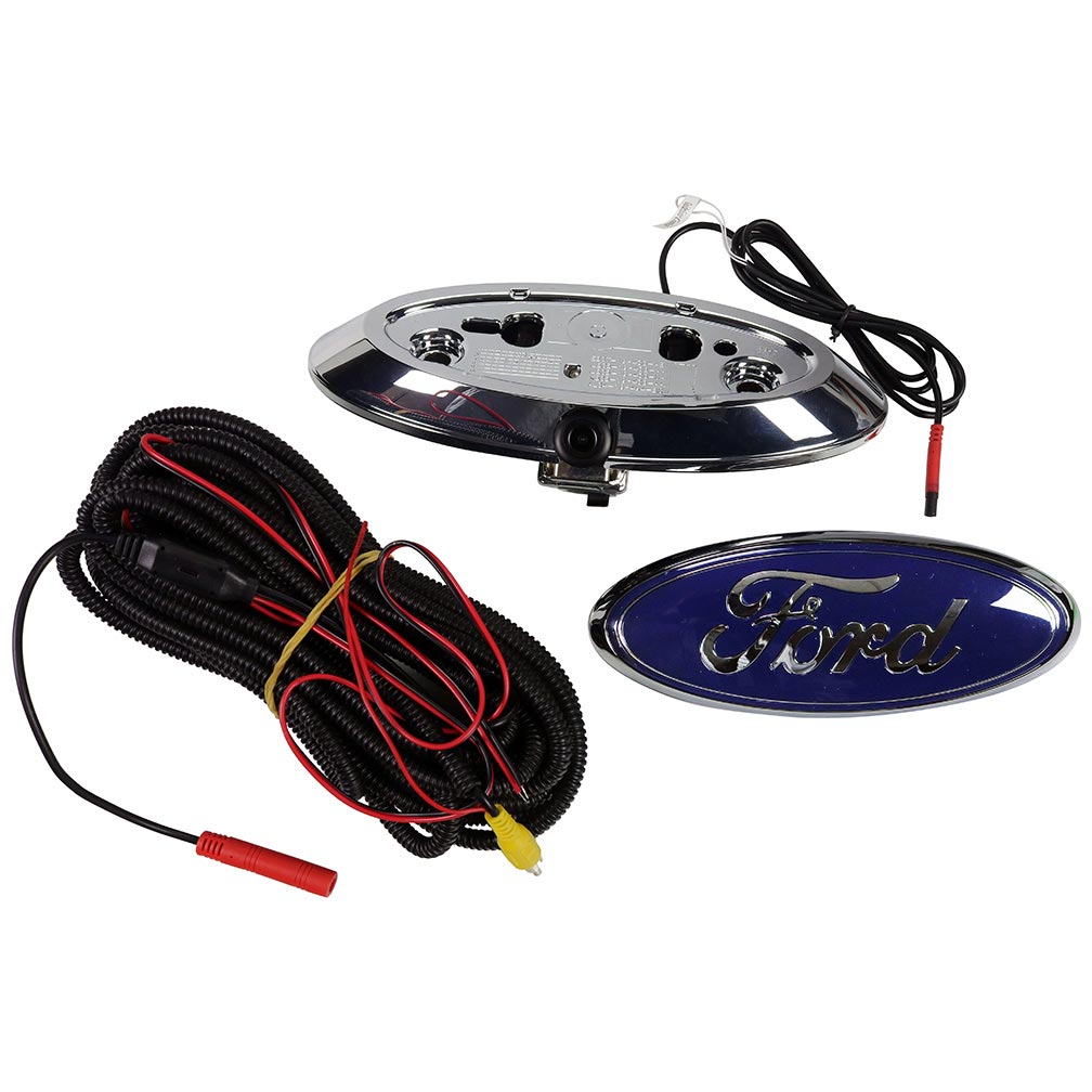 CRUX Rearview Camera in Ford Emblem for 2004-2014 Ford Trucks