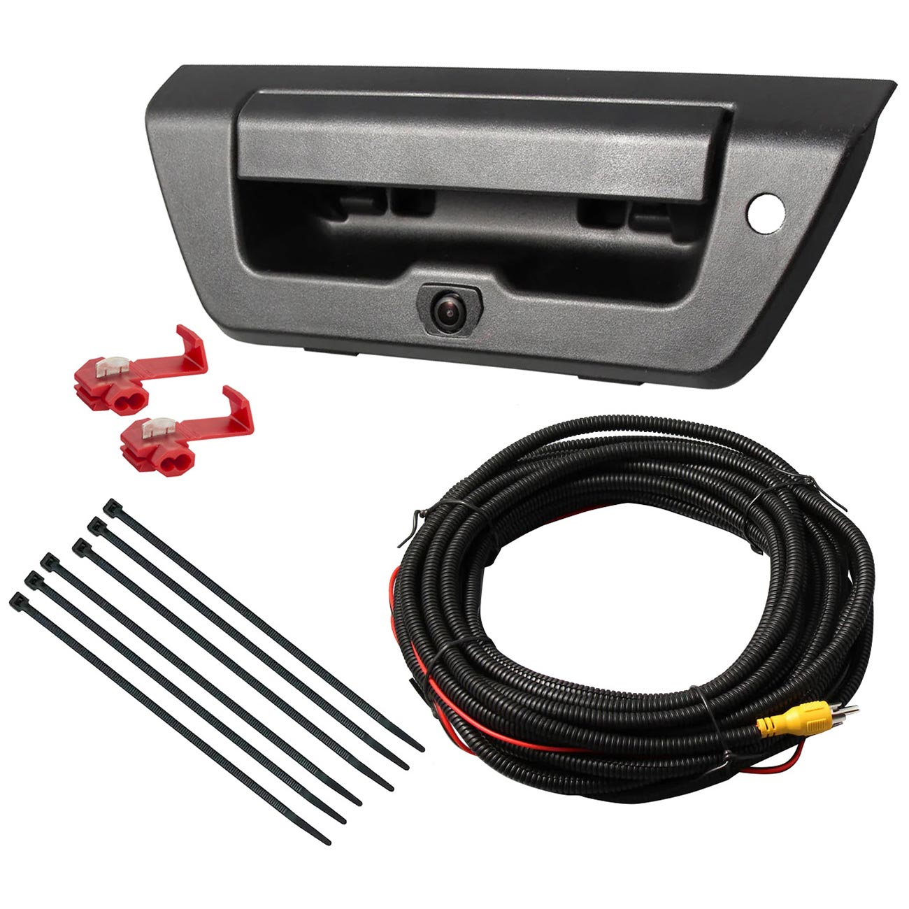 CRUX Ford F-150 Tailgate Handle Camera with Moving Parking Guide Lines (2015-2018)