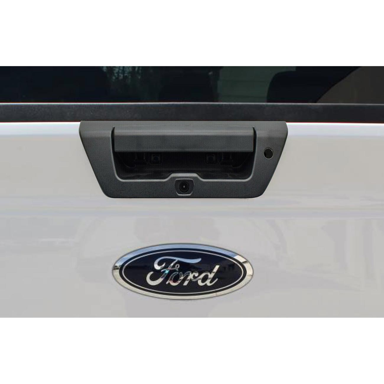 CRUX Ford F-150 Tailgate Handle Camera with Moving Parking Guide Lines (2015-2018)