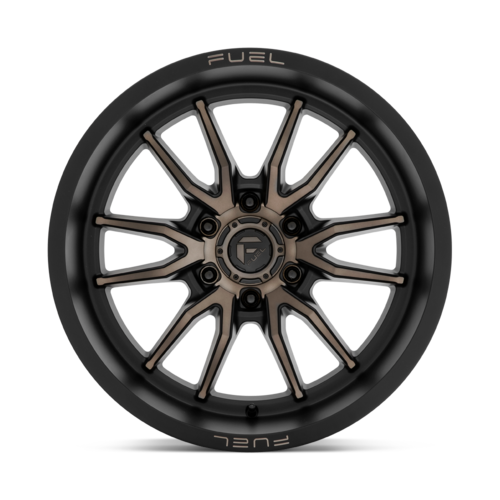 Fuel 1PC D762 Clash 18x9 Wheel, 6x135 Bolt Pattern, -12mm Offset, Matte Black Double Dark Tint
