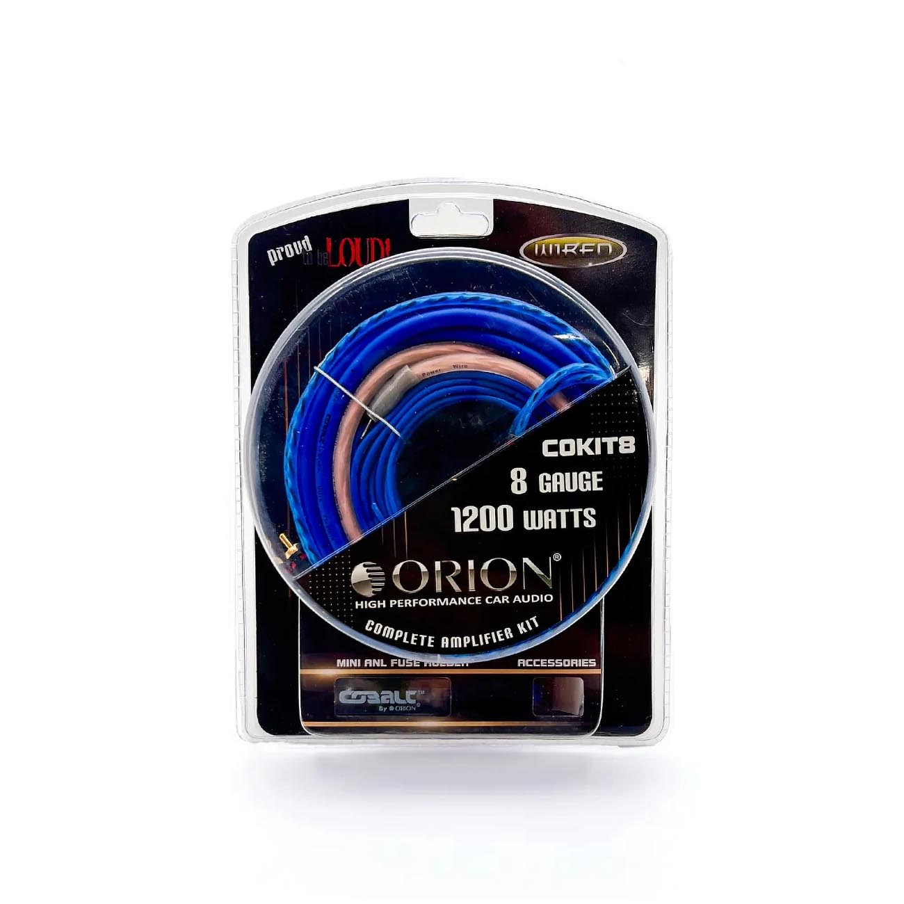 Orion Cobalt 8 Gauge Amplifier Wiring Kit - 1200 Watts Car Audio Amplifier - View 2