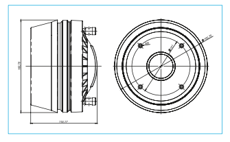 Beyma 1-inch exit compression driver CP-850Nd