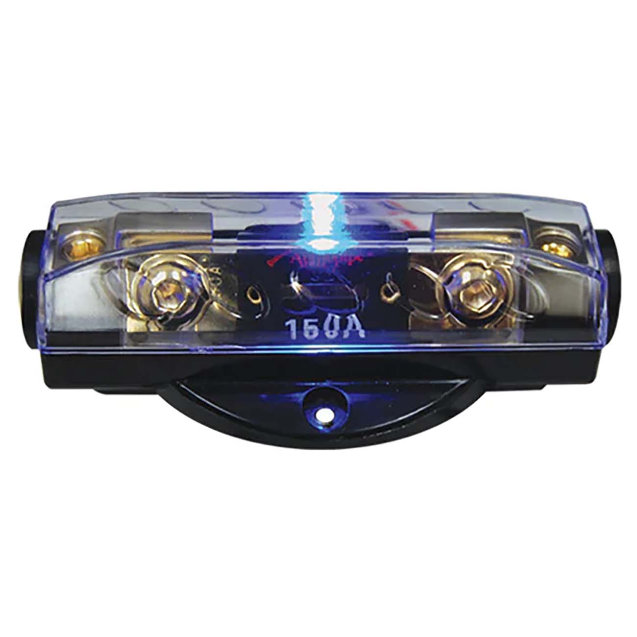 Nippon Audiopipe ANL Fuse Holder with Blue LED Status Indicator – Platinum