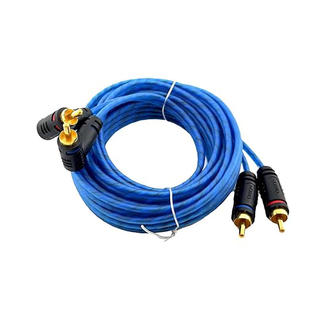 Orion 12' CCA 2-Channel RCA Cable - Translucent Blue - View 1