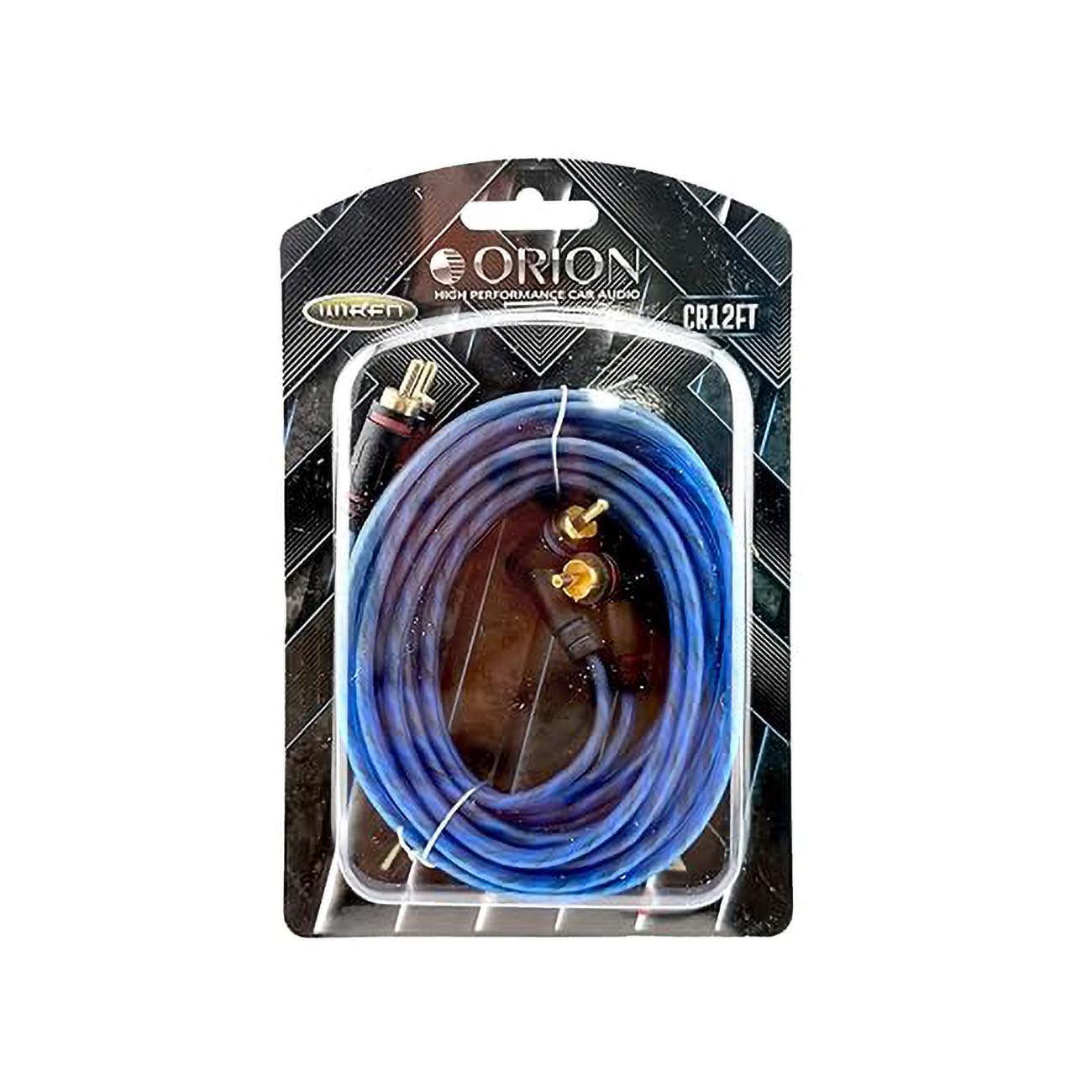 Orion 12' CCA 2-Channel RCA Cable - Translucent Blue - View 2