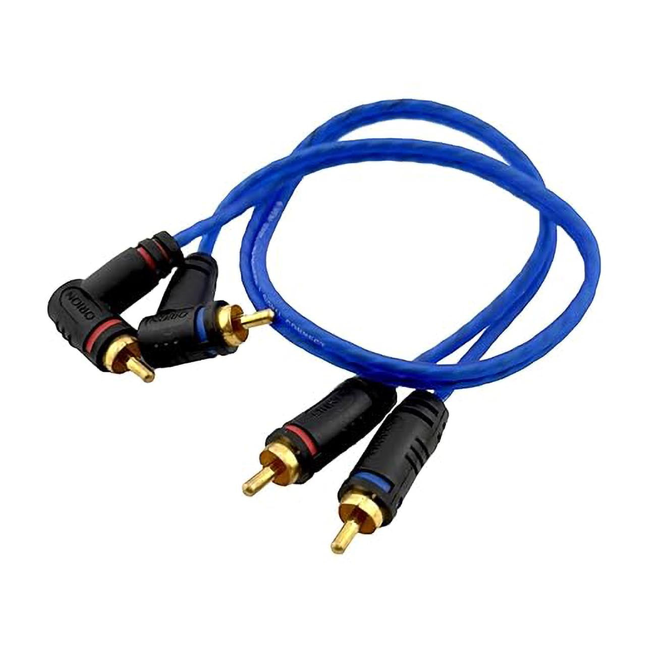 Orion 1.5' CCA 2-Channel RCA Cable - Translucent Blue - View 1