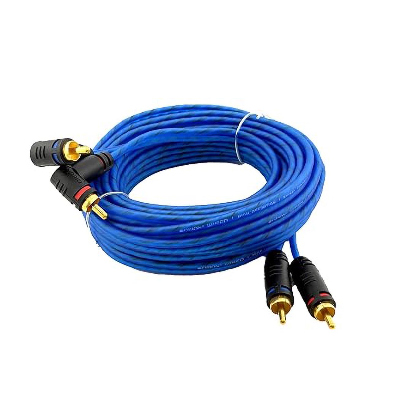 Orion 17' CCA 2-Channel RCA Cable - Translucent Blue - View 1
