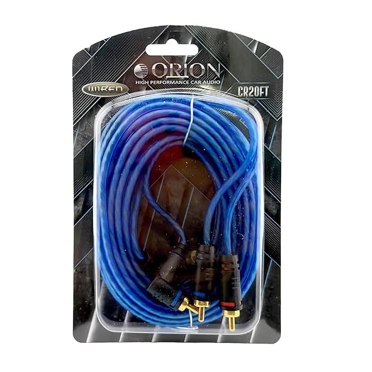 Orion 20 Foot CCA 2-Channel RCA Cable - Translucent Blue - View 2
