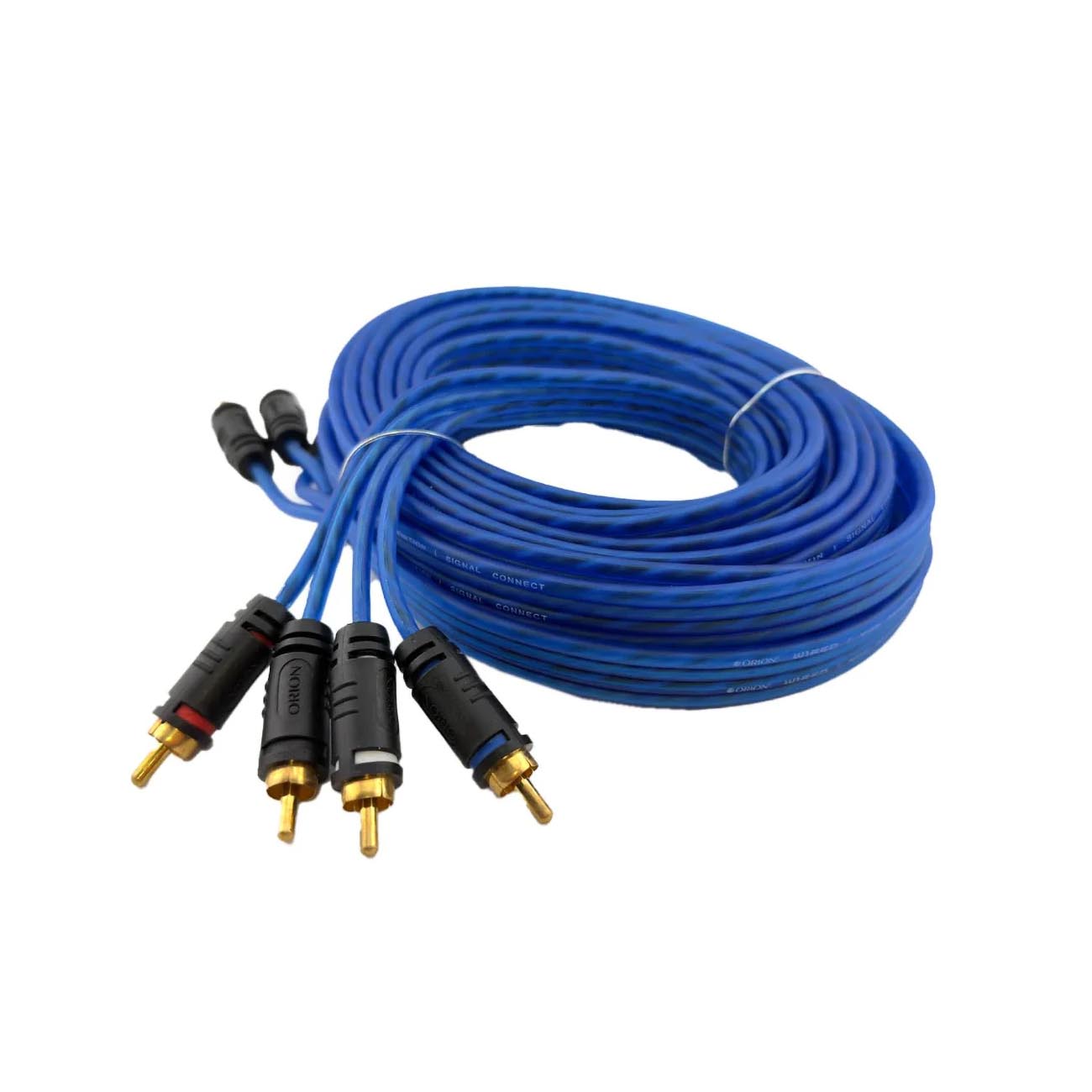 Orion 17' CCA 4-Channel RCA Cable - Translucent Blue - View 1