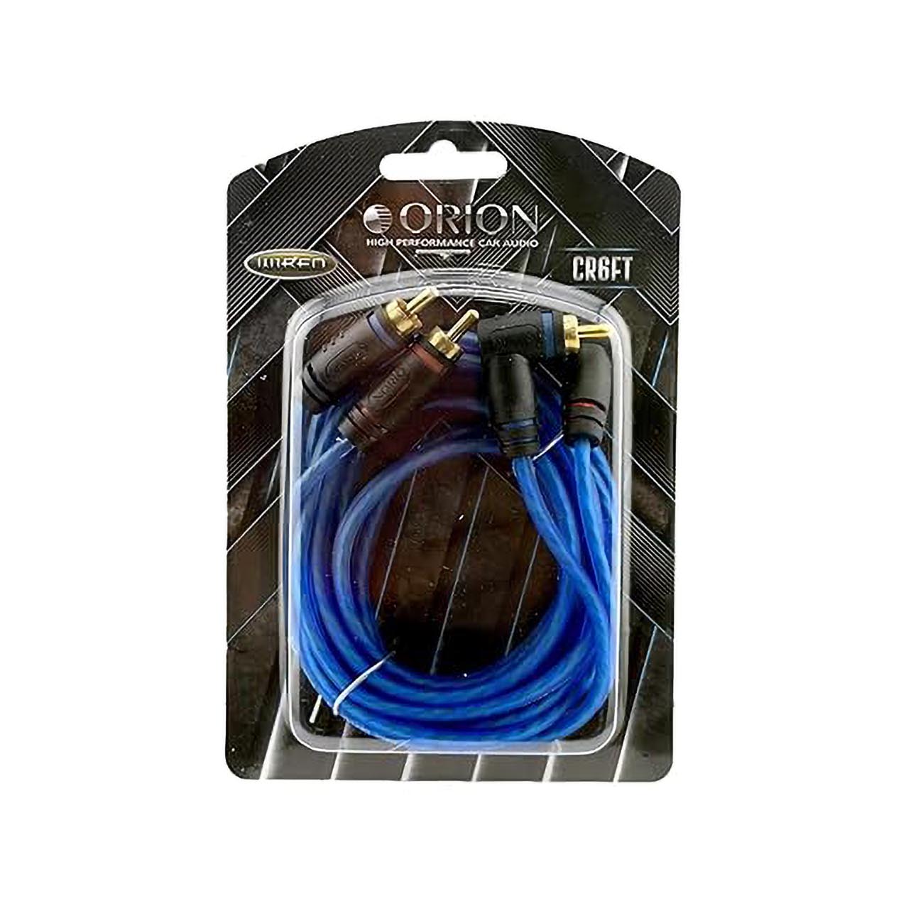 Orion 6-foot CCA 2-Channel RCA Cable - Translucent Blue - View 2