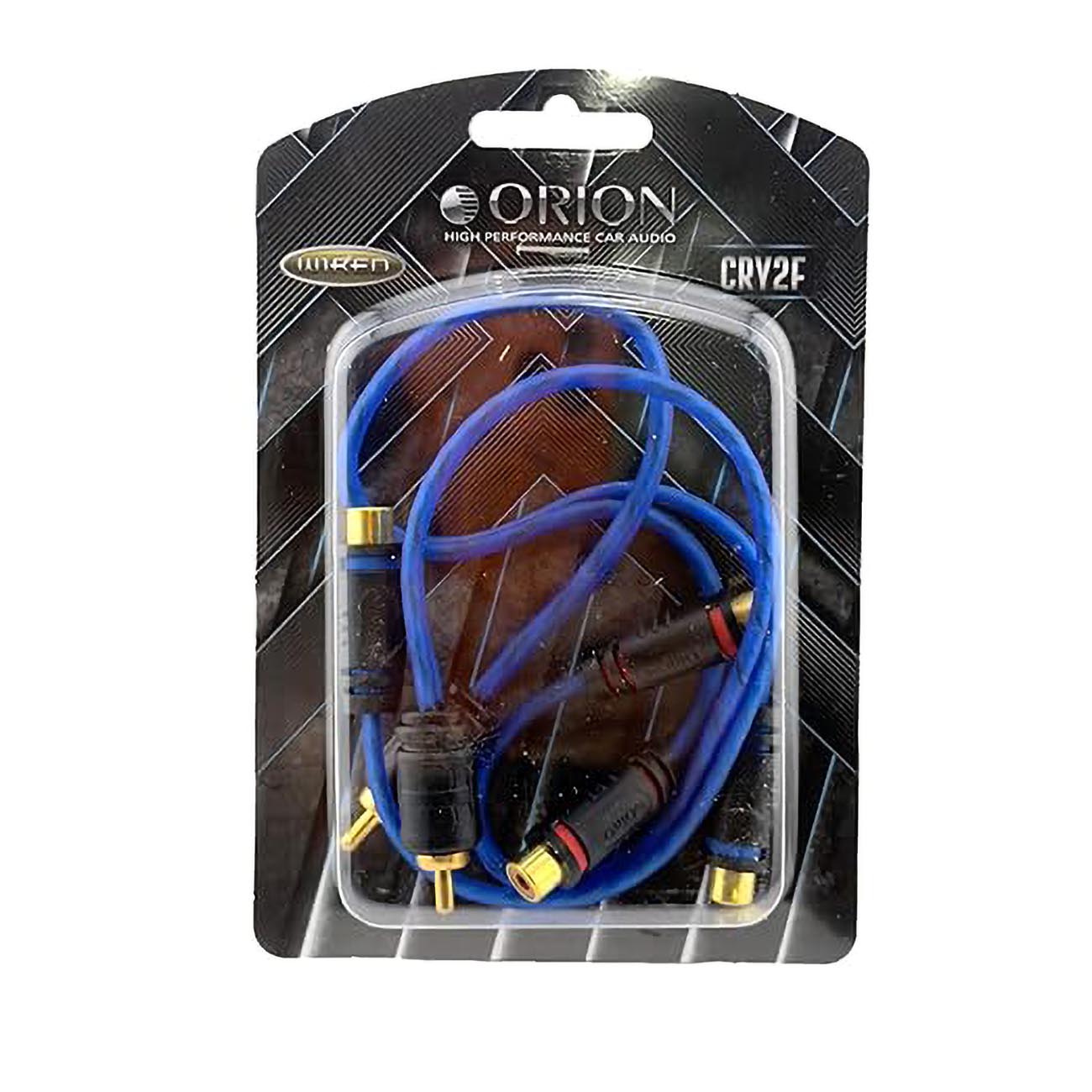 Orion 1 Male / 2 Female RCA Y-Cable - Translucent Blue (2-Pack) - View 2