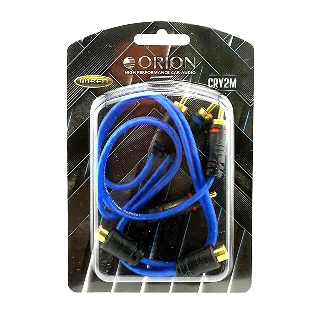 Orion 1 Female/2 Male RCA Y-Cable - Translucent Blue (2-Pack) - View 2