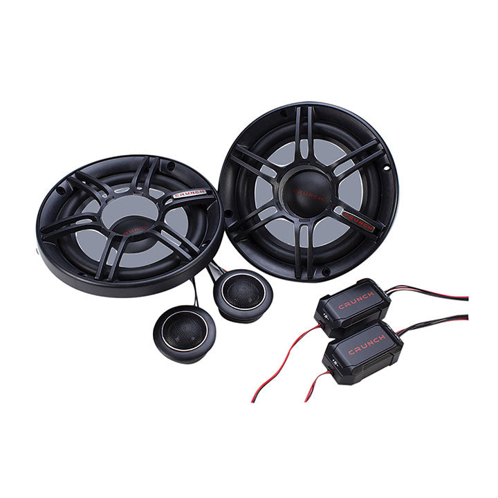Crunch CS65C 6.5-inch 2-Way Component Speaker System with 300W Max Power