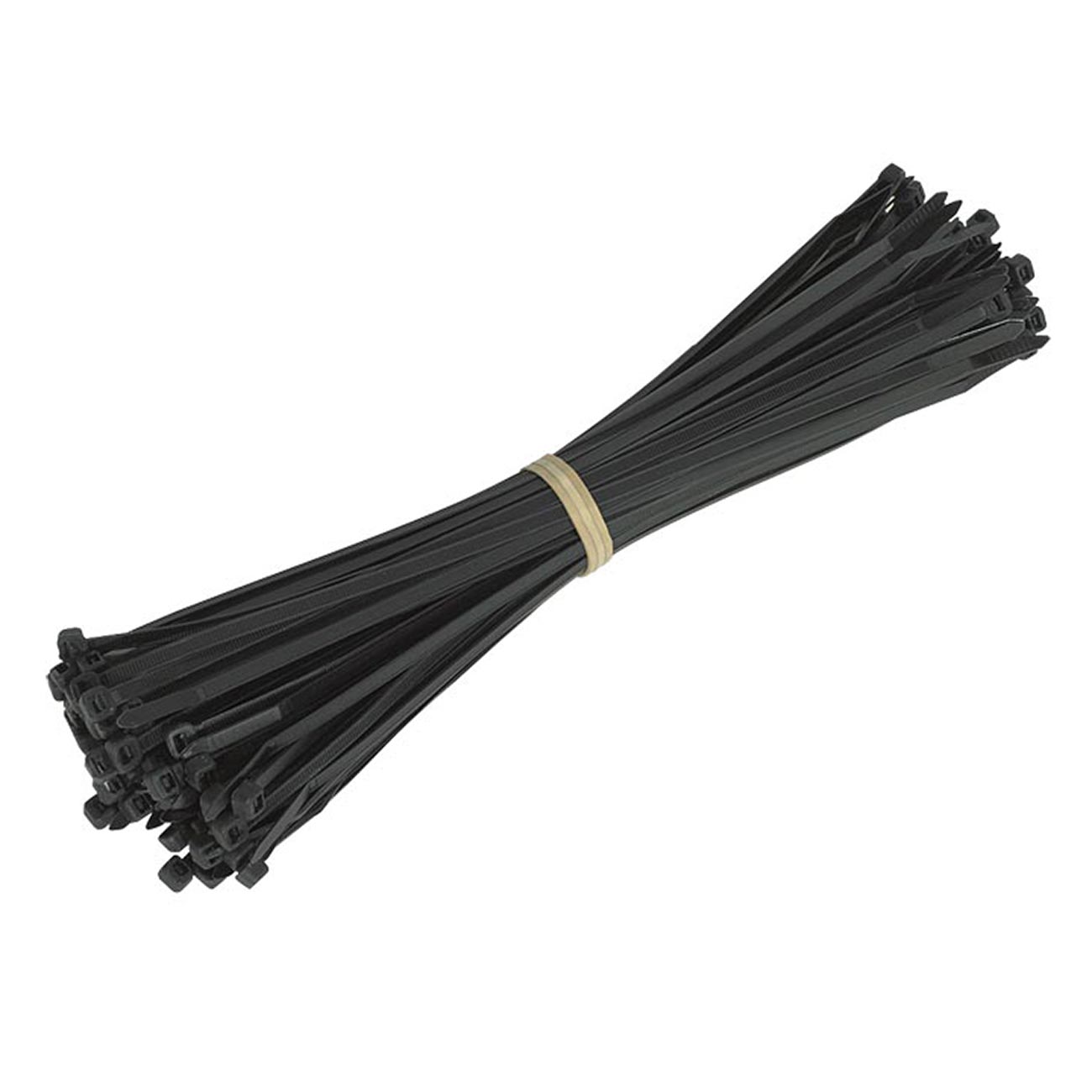 Xscorpion 12-Inch Black Wire Ties (100 Pack) - Heavy Duty Cable Management