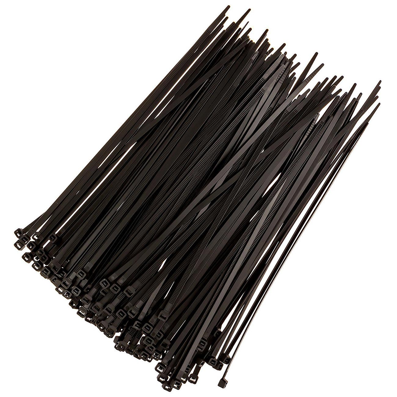 Xscorpion 18-Inch Black Wire Ties - Pack of 100