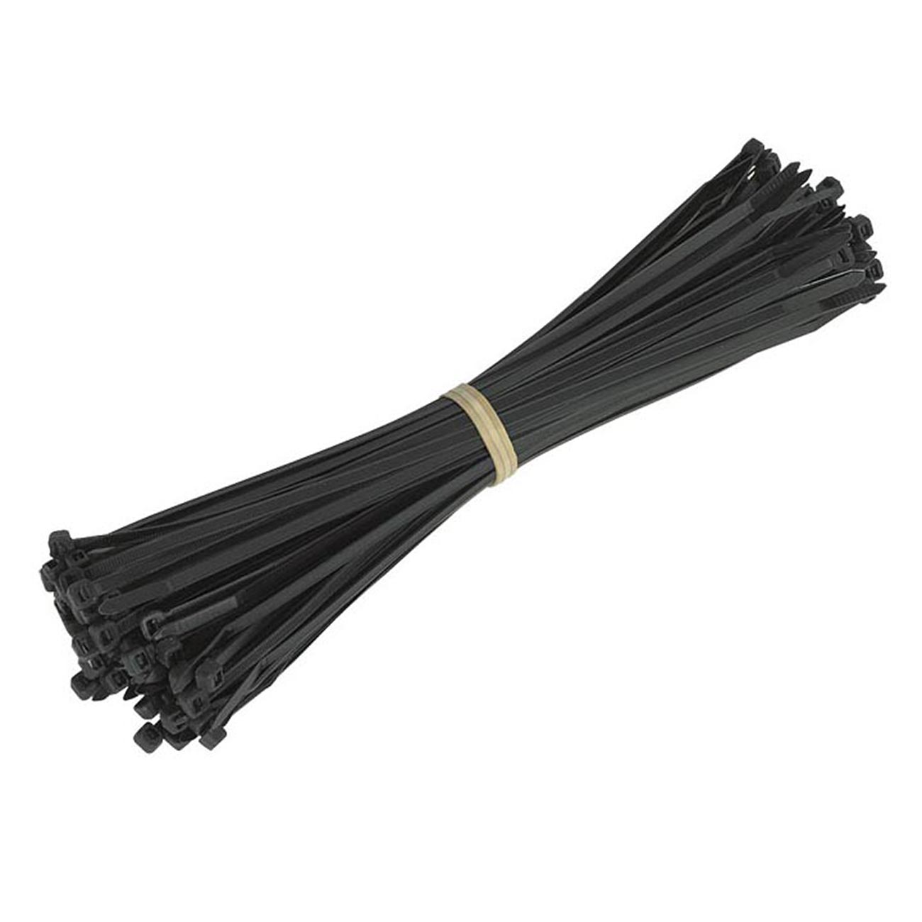 Xscorpion CT6.1 6-Inch Black Wire Ties, Pack of 100