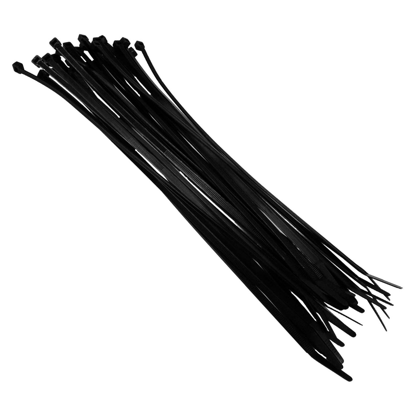 Xscorpion 8-Inch Black Wire Ties - Pack of 100