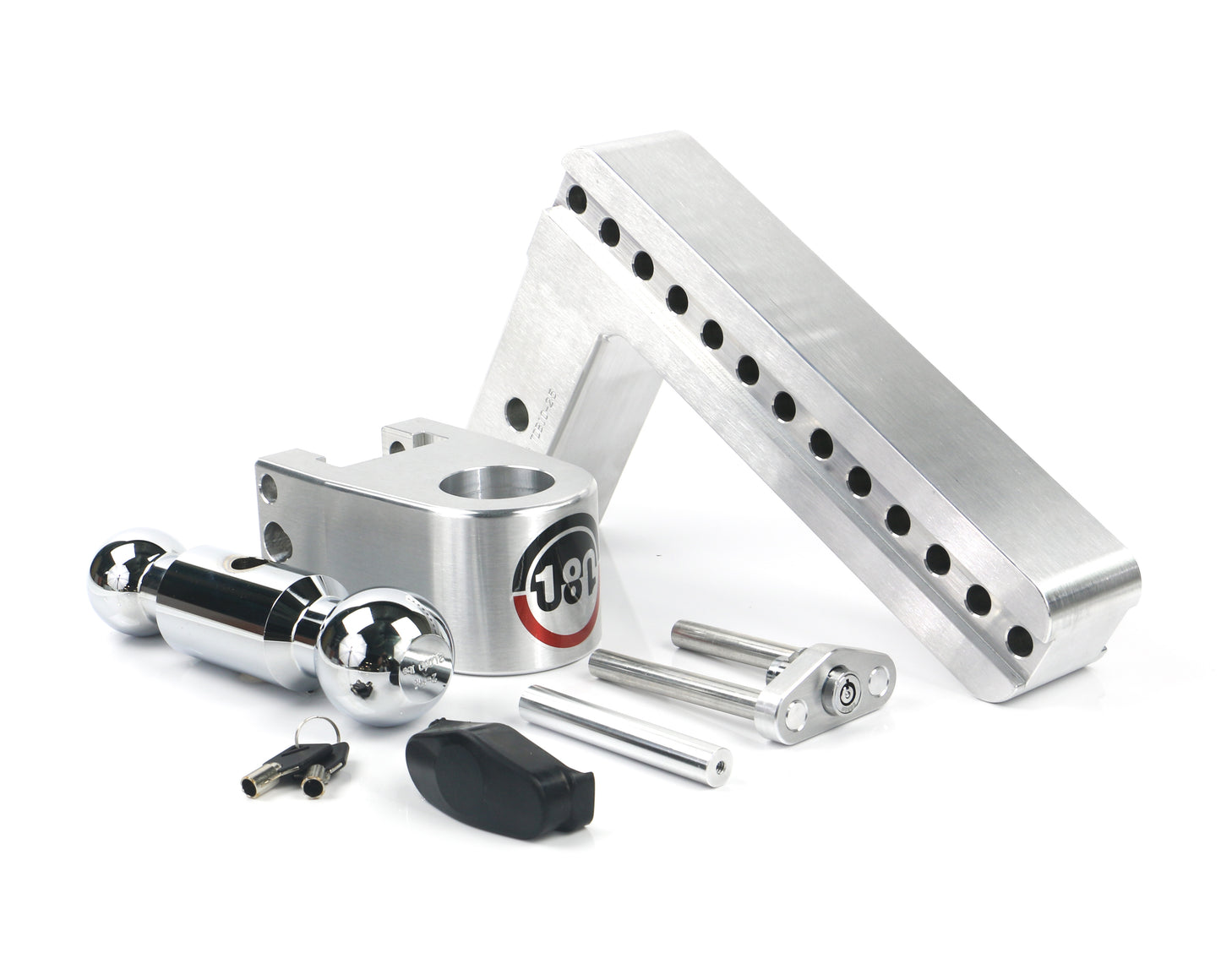 Weigh Safe - CTB10-2.5 - Trailer Hitch - 180 Hitch Chrome Ball 10" Drop Hitch with 2.5" Shank - P/N: CTB10-2.5