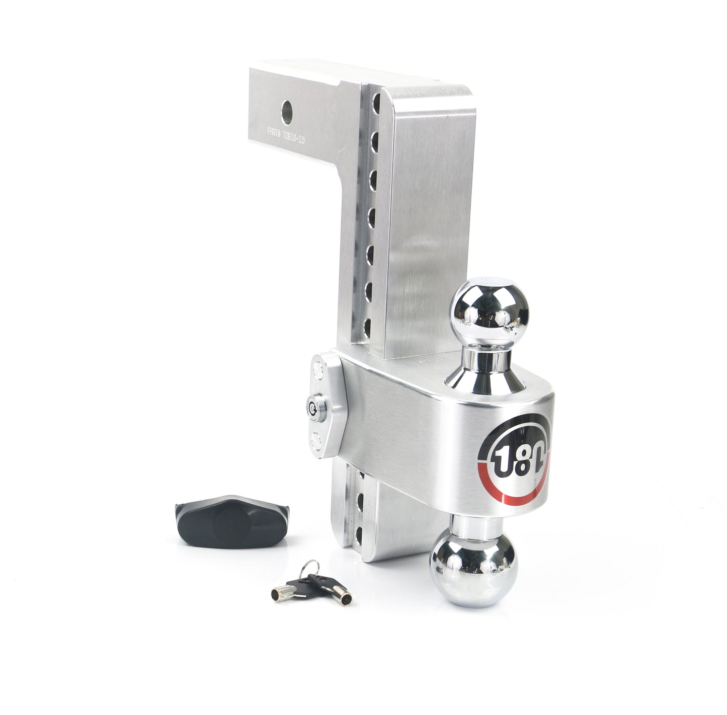 Weigh Safe - CTB10-2.5 - Trailer Hitch - 180 Hitch Chrome Ball 10" Drop Hitch with 2.5" Shank - P/N: CTB10-2.5