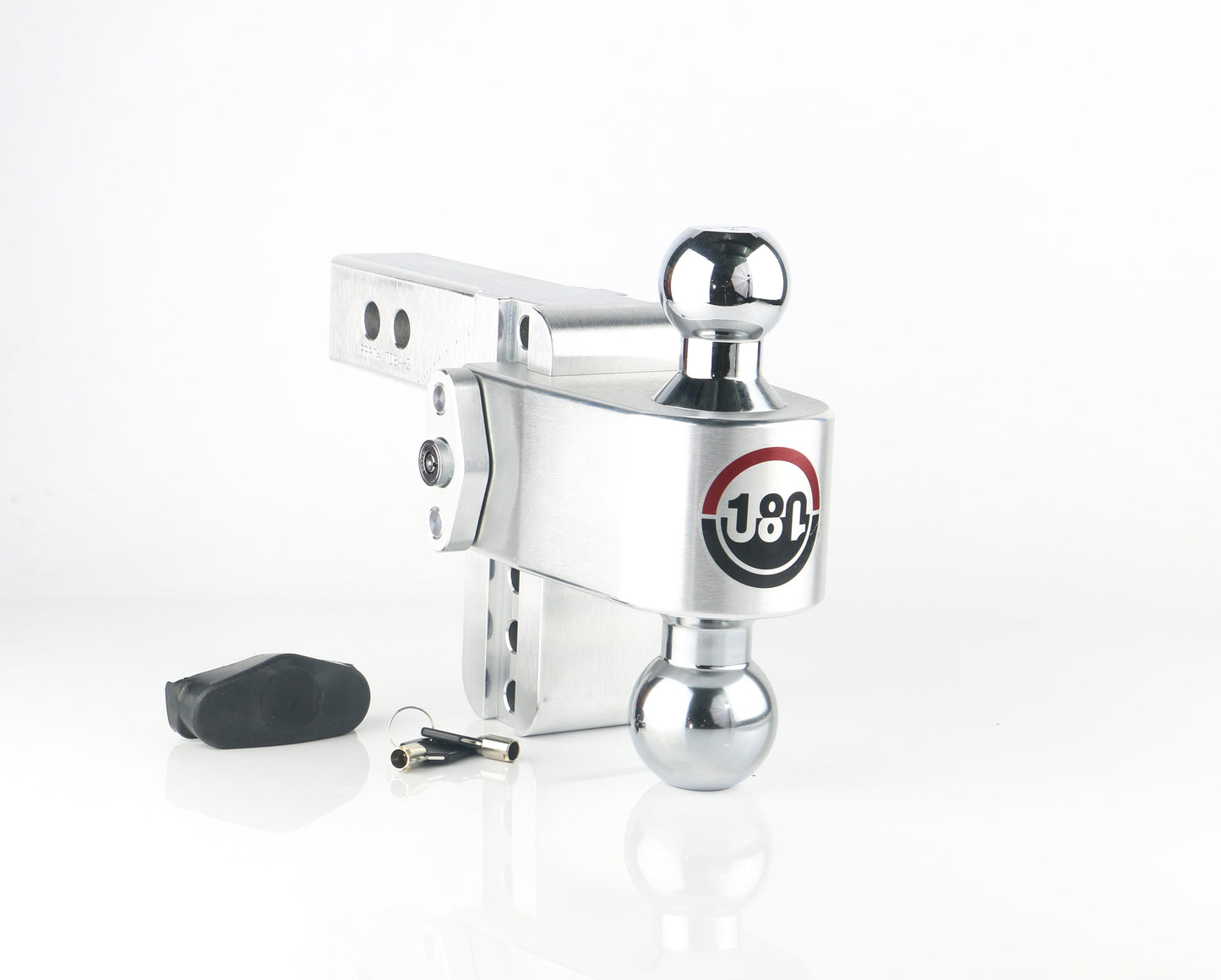Weigh Safe - CTB4-2 - Trailer Hitch - 180 Hitch Chrome Ball 4" Drop Hitch with 2" Shank - P/N: CTB4-2