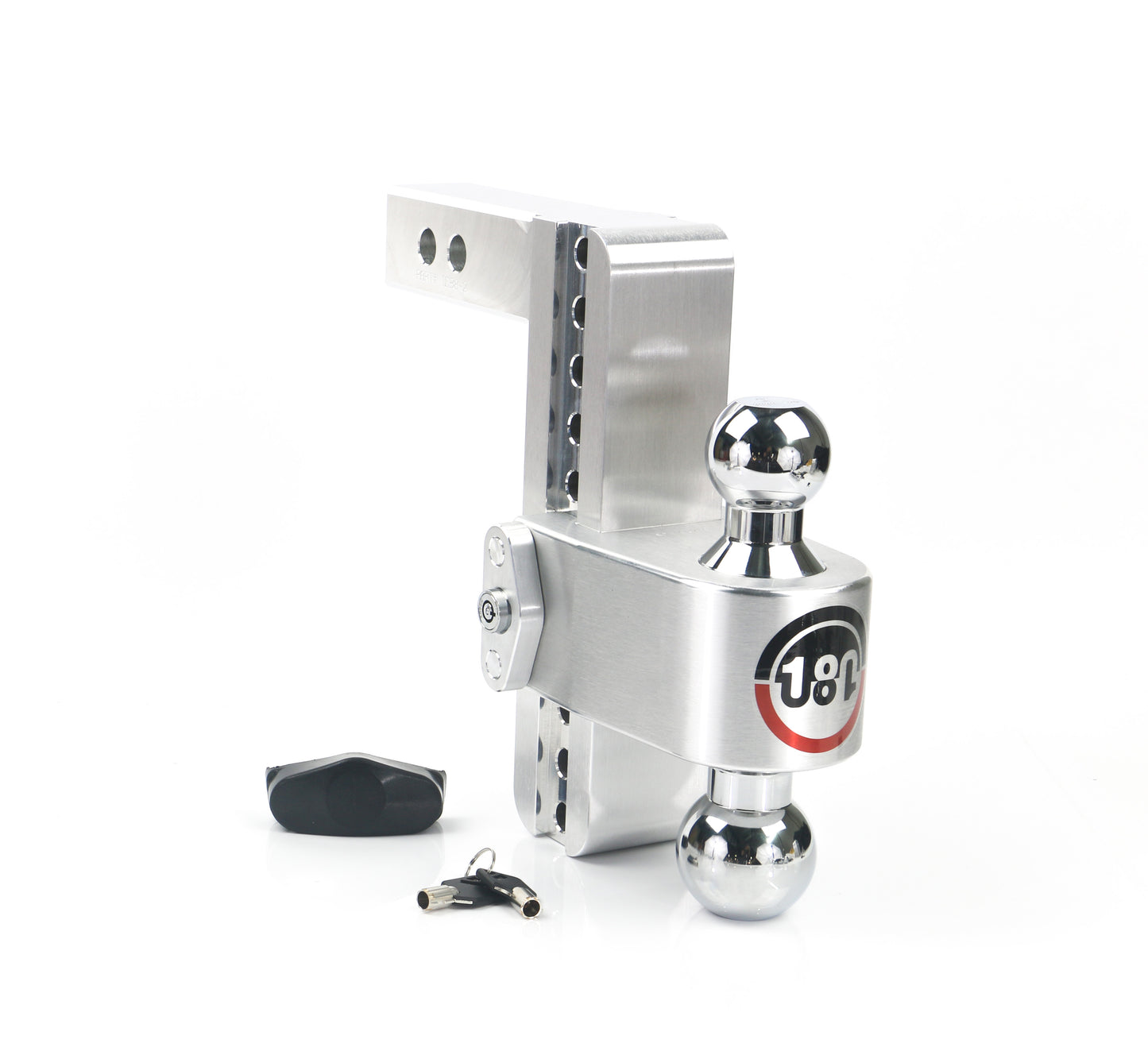 Weigh Safe - CTB8-2 - Trailer Hitch - 180 Hitch Chrome Ball 8" Drop Hitch with 2" Shank - P/N: CTB8-2