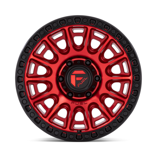 Fuel 1PC D834 Cycle 17x9 Wheel, 5x5.0 Bolt Pattern, Candy Red with Black Ring
