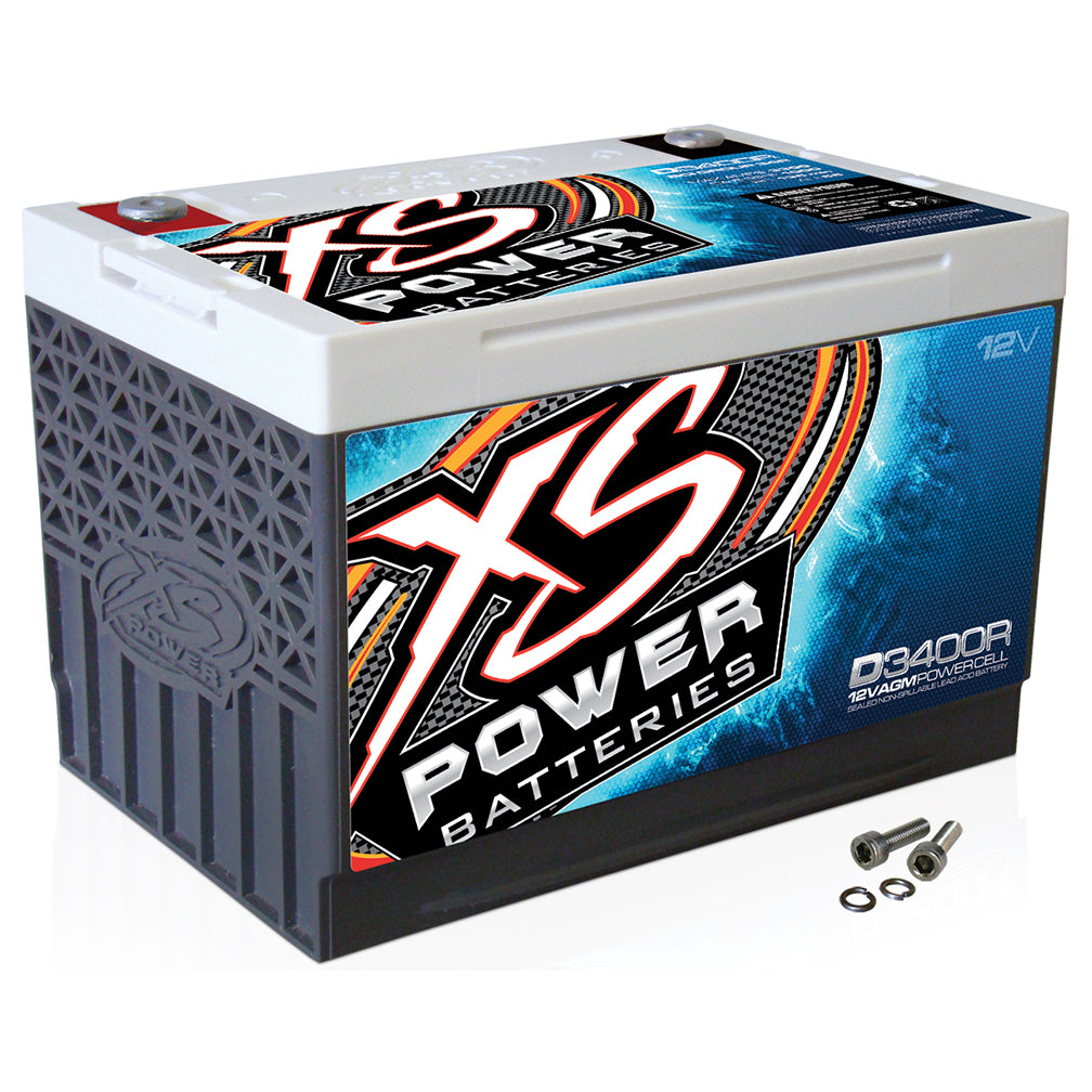 XS Power D3400R 12 Volt Power Cell with 80Ah Capacity and 3300 Max Amps