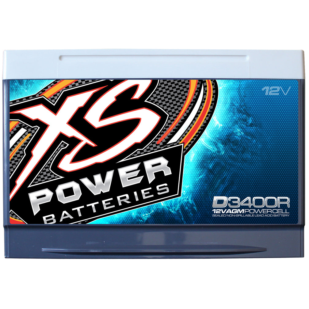 XS Power D3400R 12 Volt Power Cell with 80Ah Capacity and 3300 Max Amps